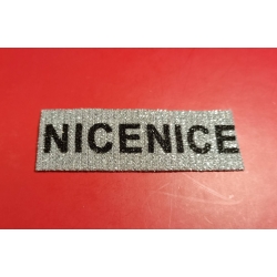 Tasiemka Nice srebrna